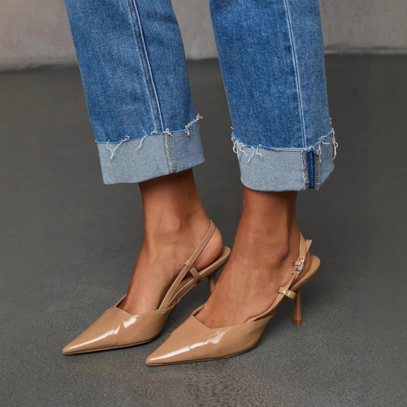 Göndör külkereskedelmi farmer női 2025 új, határokon átnyúló, rugalmas macskanadrág, mosott divatos alkalmi farmer