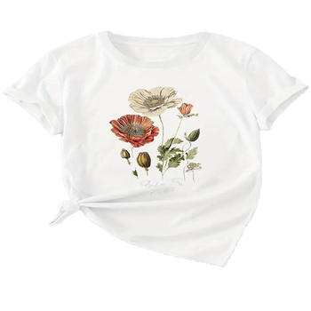 2025-ös határokon átnyúló pamut póló, Aliexpress, Amazon, női rövid ujjú, divatos, lezser, kerek nyakú, Temu női póló