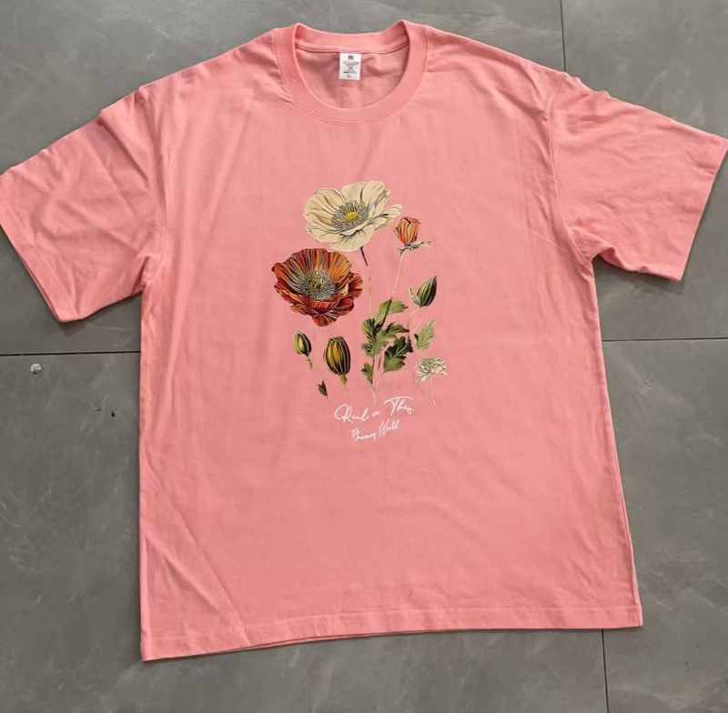 2025-ös határokon átnyúló pamut póló, Aliexpress, Amazon, női rövid ujjú, divatos, lezser, kerek nyakú, Temu női póló