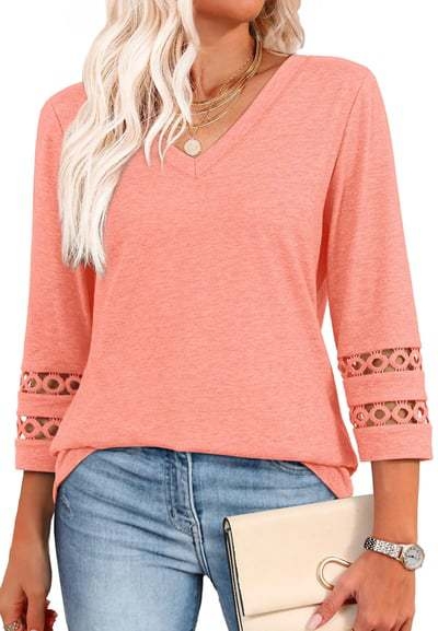 25 új export európai és amerikai divatos tiszta színű, laza, V-nyakú, háromnegyedes ujjú női kötöttáru, kivágott, lezser felső