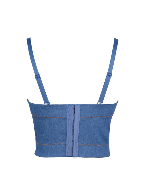 Egyedi kis mellény farmer kis mellény nadrágtartókkal nőknek, teljesen kézzel készített gyémántokkal, divatos és szexi nadrágtartók DB1628