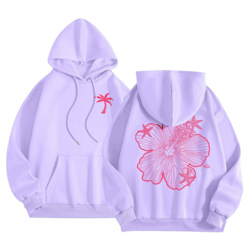 Cross-Border 2025 tavaszi és őszi bársony női pulóver, menetes mandzsettával, szegéllyel, laza, meleg, kapucnis pulóver, női mintás