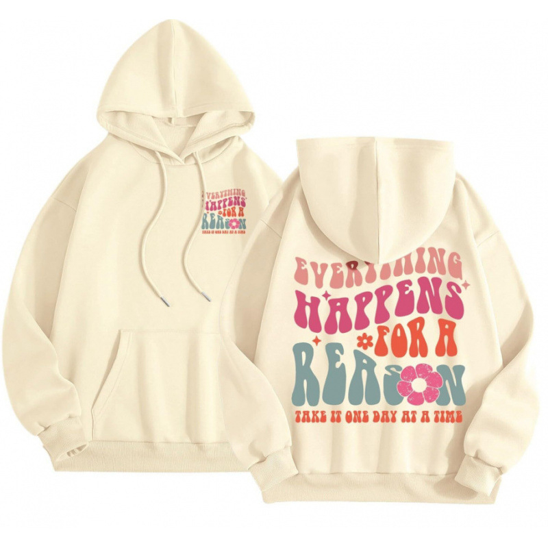 Cross-Border 2025 tavaszi és őszi bársony női pulóver, menetes mandzsettával, szegéllyel, laza, meleg, kapucnis pulóver, női mintás