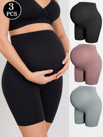 2025-ös, határokon átnyúló, új európai és amerikai, magas derekú kismama alsónemű, 3 darabos, magas derekú kismama alsónemű szett