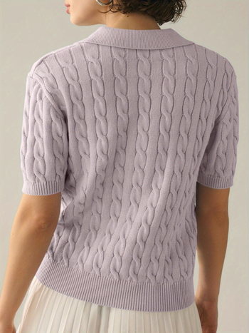 2025 m. naujas tarpvalstybinis europietiškas ir amerikietiškas minkštas megztinis su vielėmis. Minkštas megztas moteriškas džemperis su vielėmis.