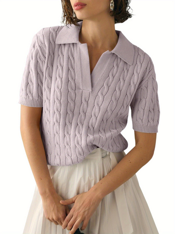 2025 m. naujas tarpvalstybinis europietiškas ir amerikietiškas minkštas megztinis su vielėmis. Minkštas megztas moteriškas džemperis su vielėmis.