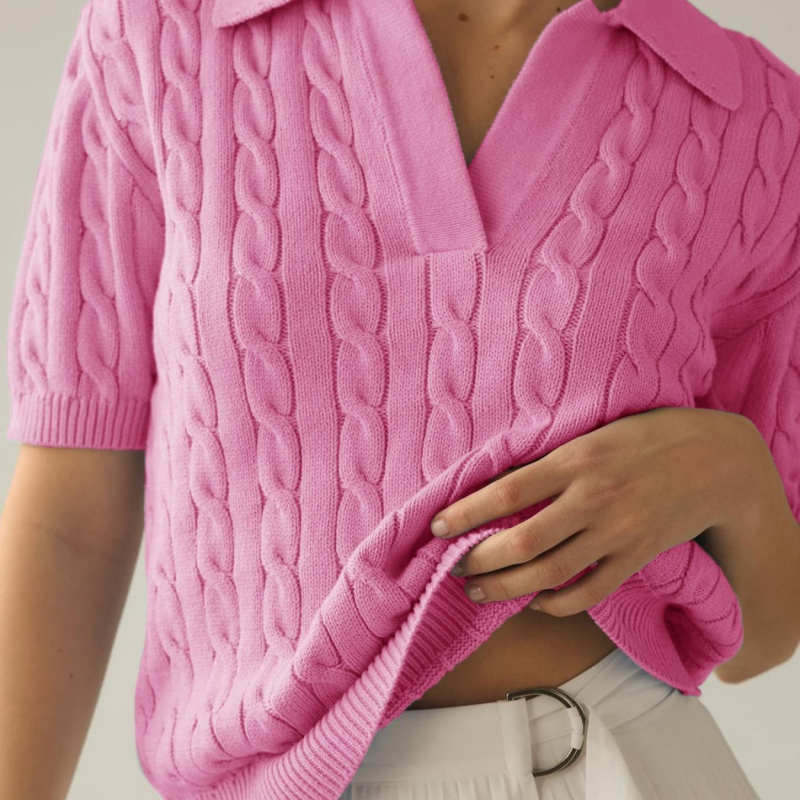 2025 m. naujas tarpvalstybinis europietiškas ir amerikietiškas minkštas megztinis su vielėmis. Minkštas megztas moteriškas džemperis su vielėmis.