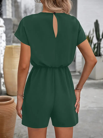 Διασυνοριακή Ευρωπαϊκή και Αμερικανική Άνοιξη και Καλοκαίρι 2025 Νέα Σέξι Χαλαρή Καθημερινή Ολόσωμη Φόρμα με V Λαιμόκοψη Home Πολύχρωμη Ολόσωμη Φόρμα για Γυναίκες