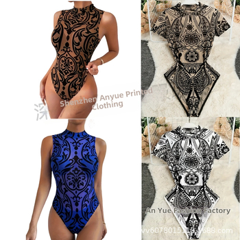 Ευρώπη και Ηνωμένες Πολιτείες διασυνοριακό καυτό Halloween νέο καυτό κλόουν τρόμου cos γυναικείο ολόσωμο στενό μαγιό