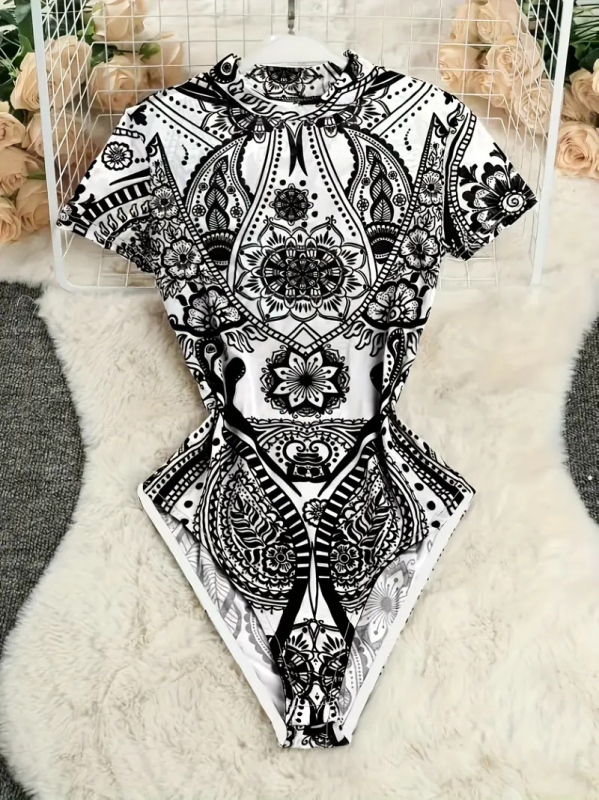 Ευρώπη και Ηνωμένες Πολιτείες διασυνοριακό καυτό Halloween νέο καυτό κλόουν τρόμου cos γυναικείο ολόσωμο στενό μαγιό