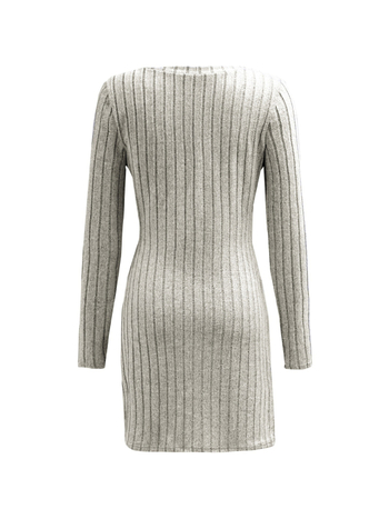 Jinhan gyár közvetlen értékesítése 2025 őszi új női hasított ruha utcai divat trendi lányoknak hosszú szárú ruha