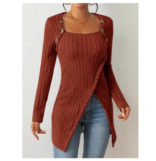 Jinhan gyár közvetlen értékesítése 2025 őszi új női hasított ruha utcai divat trendi lányoknak hosszú szárú ruha