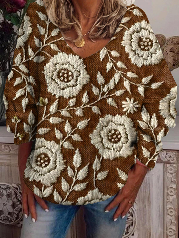 Külkereskedelmi Határokon Átnyúló 2024 Amazon Új Karácsonyi Absztrakt Nyomtatású Alkalmi Köpeny Kabát Kardigán Pulóver E140