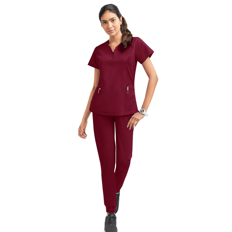 Haine de spălat mâini dentist, Haine chirurgicale, Costum de femei divizat, Haine elastice cu uscare rapidă pentru asistente medicale de spital, Salopetă