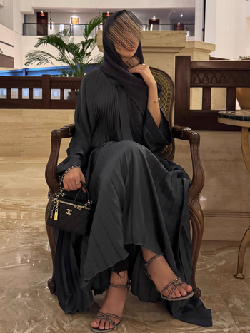 Μέση Ανατολή Σαουδική Αραβία Ρόμπα Amazon Cross-Border Μακριά Φούστα Νέα Γυναικεία Μόδα Φθινόπωρο και Χειμώνας Πλισέ Abaya