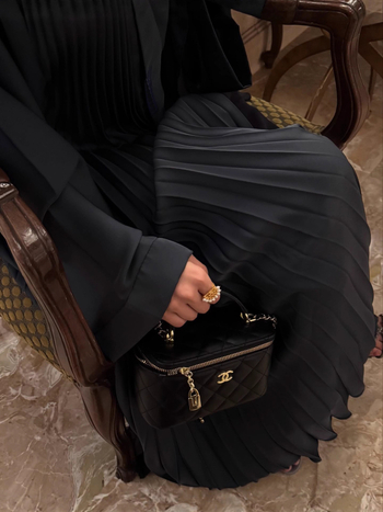 Μέση Ανατολή Σαουδική Αραβία Ρόμπα Amazon Cross-Border Μακριά Φούστα Νέα Γυναικεία Μόδα Φθινόπωρο και Χειμώνας Πλισέ Abaya