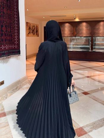 Μέση Ανατολή Σαουδική Αραβία Ρόμπα Amazon Cross-Border Μακριά Φούστα Νέα Γυναικεία Μόδα Φθινόπωρο και Χειμώνας Πλισέ Abaya