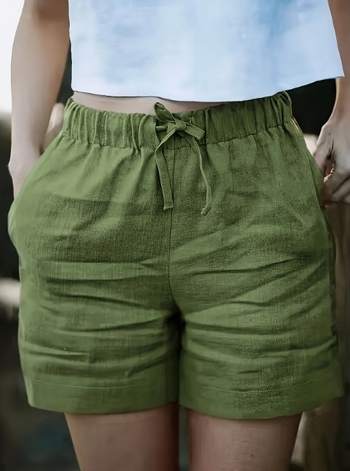 Amazon Cross-Border Népszerű Rövidnadrágok Alkalmi Széles Lábajú Laza Rövidnadrágok 2025 Nyár Új Európai és Amerikai Divat Magas Derekú Rövidnadrágok