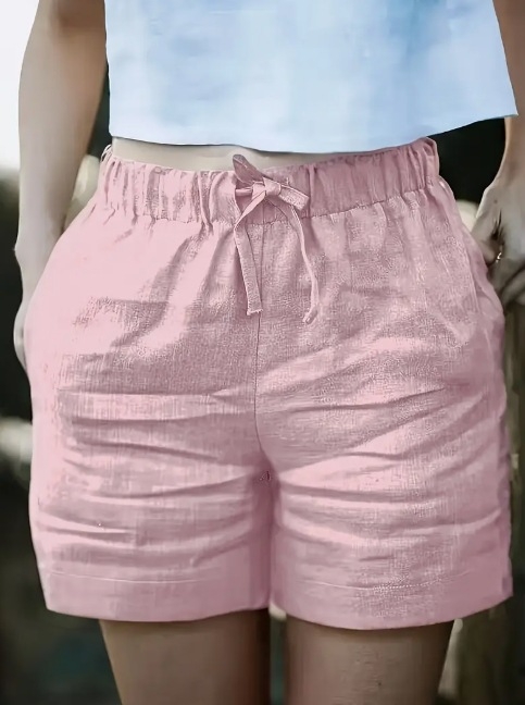 Amazon Cross-Border Népszerű Rövidnadrágok Alkalmi Széles Lábajú Laza Rövidnadrágok 2025 Nyár Új Európai és Amerikai Divat Magas Derekú Rövidnadrágok