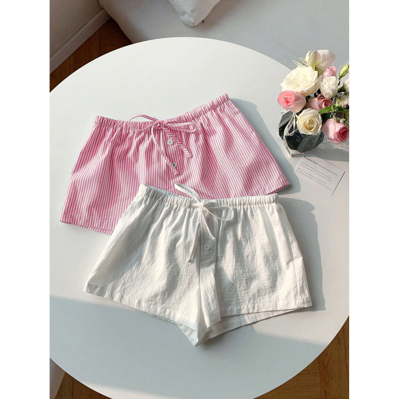 Határokon átnyúló európai és amerikai Amazon külkereskedelmi alkalmi rövidnadrág nőknek 2025 nyár új húzózsinóros egyszerű rövidnadrág sokoldalú