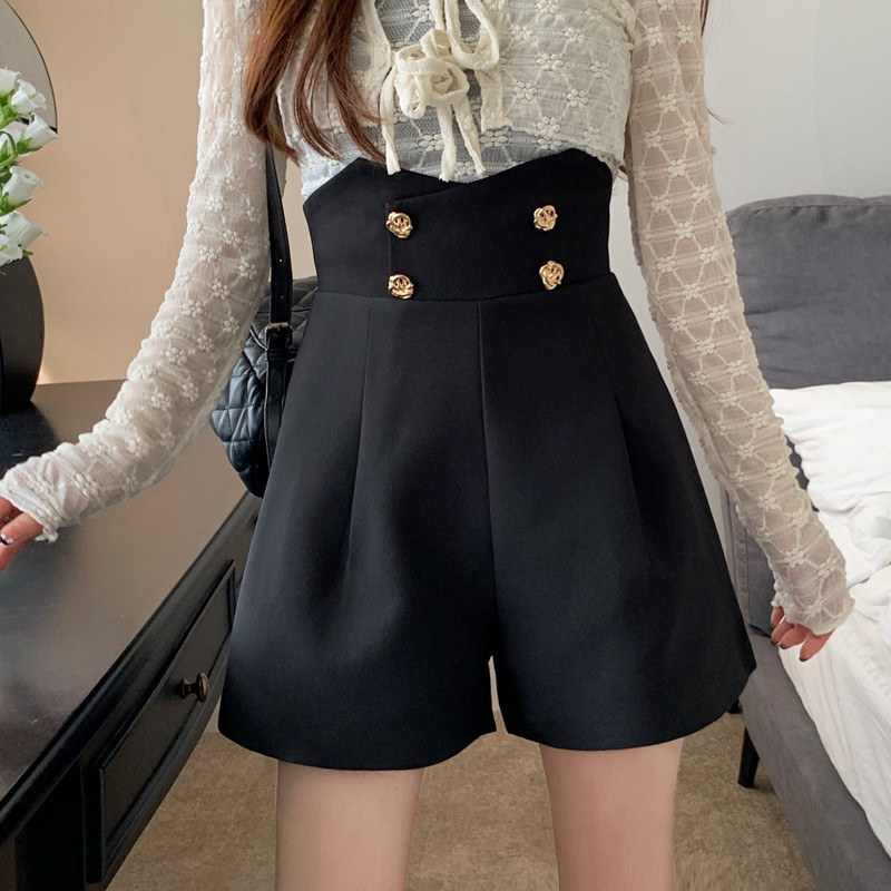 Plus Size új, bő szárú női nadrágok, brit stílusú dizájn, sokoldalú, niche öltönynadrágok, dupla soros lezser nadrágok