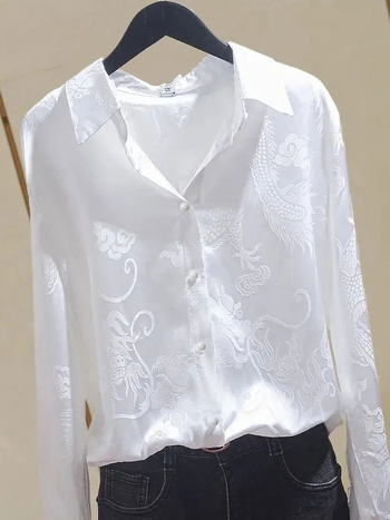 2025 kora tavaszi új, jacquard, egyszínű, női hosszú ujjú, divatos, sokoldalú, laza, karcsúsító francia felső