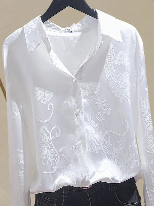 2025 kora tavaszi új, jacquard, egyszínű, női hosszú ujjú, divatos, sokoldalú, laza, karcsúsító francia felső