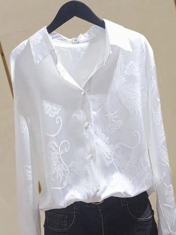 2025 kora tavaszi új, jacquard, egyszínű, női hosszú ujjú, divatos, sokoldalú, laza, karcsúsító francia felső