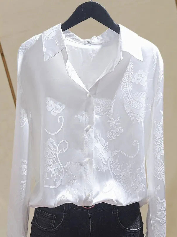 2025 kora tavaszi új, jacquard, egyszínű, női hosszú ujjú, divatos, sokoldalú, laza, karcsúsító francia felső