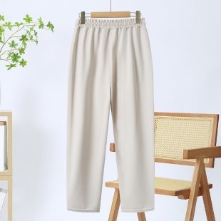 Ema kevad- ja sügispüksid keskealistele ja eakatele naistele 2025. aasta suvised uued sirged vabaajapüksid õhukesed püksid