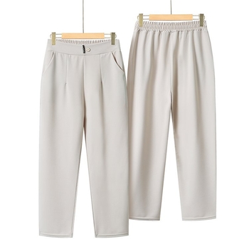Ema kevad- ja sügispüksid keskealistele ja eakatele naistele 2025. aasta suvised uued sirged vabaajapüksid õhukesed püksid