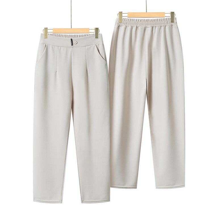 Ema kevad- ja sügispüksid keskealistele ja eakatele naistele 2025. aasta suvised uued sirged vabaajapüksid õhukesed püksid