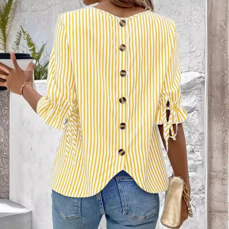 25-ös nyári európai és amerikai határokon átnyúló, független állomású nyomtatott kerek nyakú, 5 ponton átnyúló csipke, lótuszlevél ujjú, hátul egysoros, plus size felső