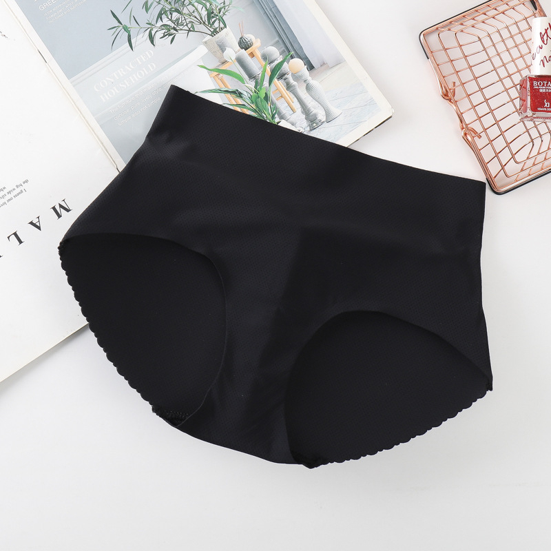Határokon átnyúló külkereskedelem hamis fenék nadrág has barackszínű alsónemű női lapos nadrág 3D teljes fenék varrás nélküli csípő