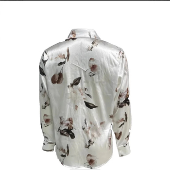 2025 tavaszi és őszi új koreai stílusú nyomtatott sifon ing, női hosszú ujjú női ing, divatos ingázó munkaruha