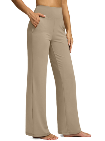 2025-ös, határokon átnyúló, új európai és amerikai női jóganadrág, széles szárú, zsebfedős, magas derékkal, rugalmas