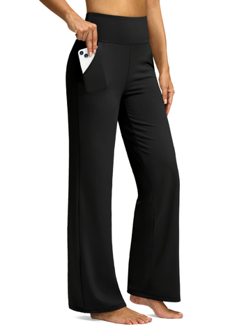 2025-ös, határokon átnyúló, új európai és amerikai női jóganadrág, széles szárú, zsebfedős, magas derékkal, rugalmas