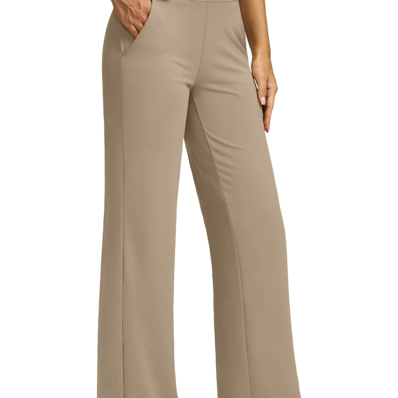 2025-ös, határokon átnyúló, új európai és amerikai női jóganadrág, széles szárú, zsebfedős, magas derékkal, rugalmas