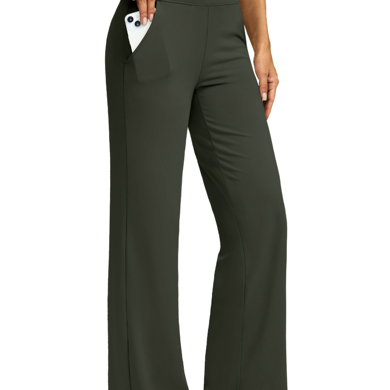 2025-ös, határokon átnyúló, új európai és amerikai női jóganadrág, széles szárú, zsebfedős, magas derékkal, rugalmas