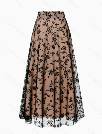 2025 Amazon európai és amerikai divat női hálós pelyhesítő szoknya