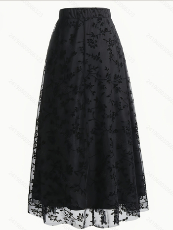 2025 Amazon európai és amerikai divat női hálós pelyhesítő szoknya