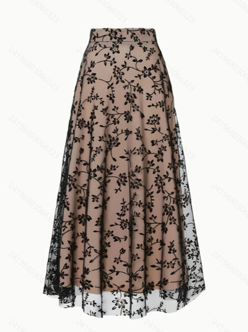 2025 Amazon európai és amerikai divat női hálós pelyhesítő szoknya