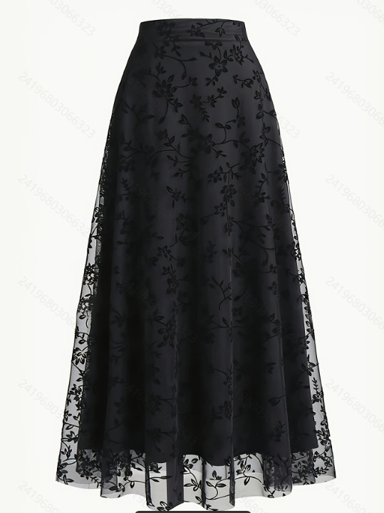 2025 Amazon európai és amerikai divat női hálós pelyhesítő szoknya