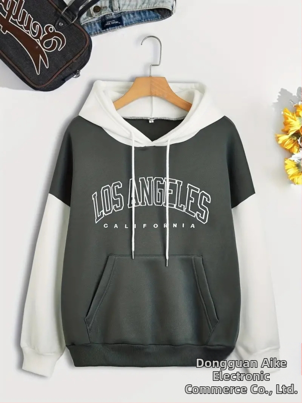 Пролетен и есенен въздушен слой, свободен пуловер с качулка, лек, удобен спортен суичър с качулка от полар, трябва да се отбележи