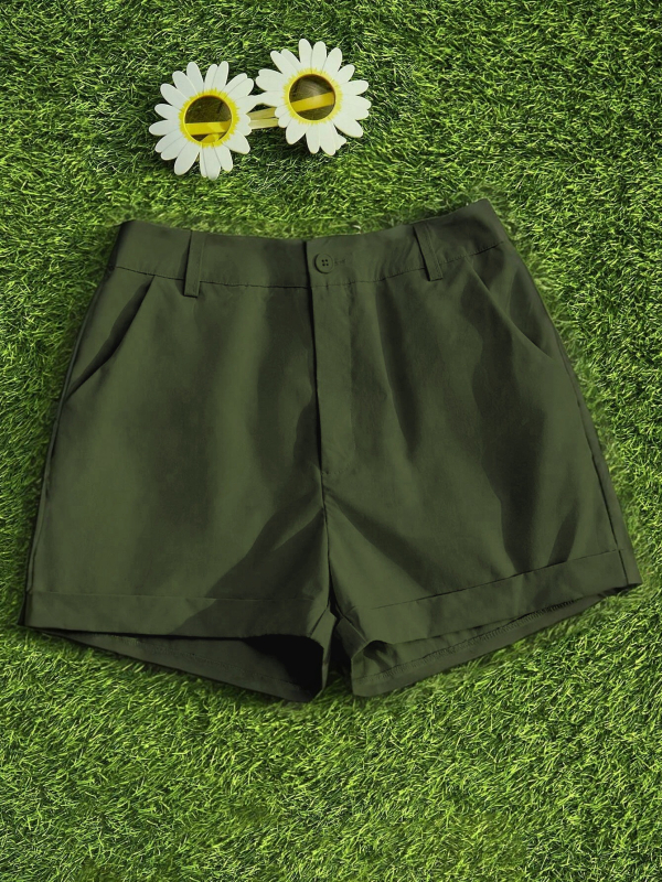 2025 Nyári Új Női Lezser Laza Egyszínű Rövidnadrág, Friss, Minden Méretre Lezser, Puha és Kényelmes Anyagból