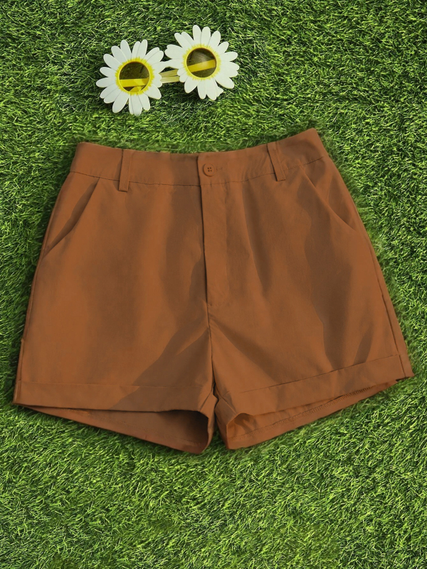 2025 Nyári Új Női Lezser Laza Egyszínű Rövidnadrág, Friss, Minden Méretre Lezser, Puha és Kényelmes Anyagból