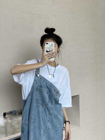 Farmer harisnyatartós szoknya női dizájn niche elegáns harisnyatartós szoknya nyári bő nagy méretű vastag mm-es ruha hosszú szoknya