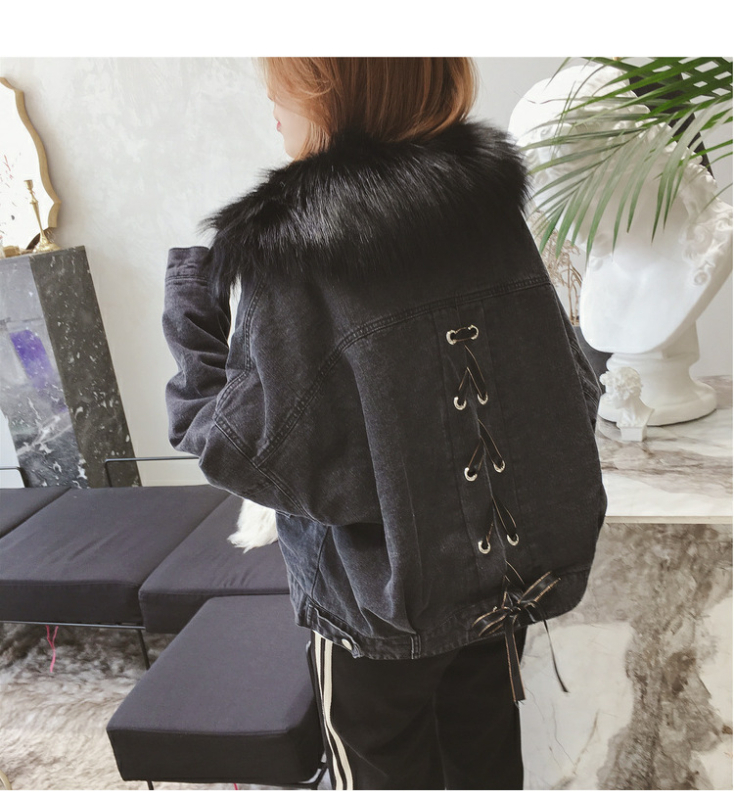 Îmbrăcăminte pentru femei, vânzător fierbinte Amazon, comerț transfrontalier european și american, îmbrăcăminte exterioară cu guler gros și căptușeală din fleece, dintr-o singură piesă, agent 6933