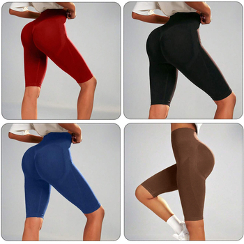 Moteriškos jogos kelnės su persikų spalvos klubų lavinimo, klubų pakėlimo, aukštu juosmeniu, pilvo raumenims skirtomis, elastingomis bėgimo treniruotėmis, greitai džiūstančiomis, aptemptomis sportinėmis kelnėmis.