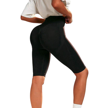 Moteriškos jogos kelnės su persikų spalvos klubų lavinimo, klubų pakėlimo, aukštu juosmeniu, pilvo raumenims skirtomis, elastingomis bėgimo treniruotėmis, greitai džiūstančiomis, aptemptomis sportinėmis kelnėmis.